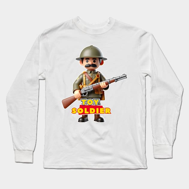 Toy Soldier Long Sleeve T-Shirt by Rawlifegraphic